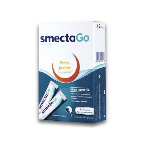 Smecta go prašak za oralnu suspenziju 12 kesica Cene