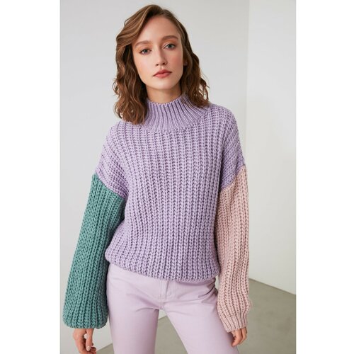 Trendyol ženski džemper Color Block Cene