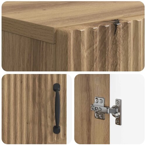  Ormar za cipele HOORN 59 5 x 39 5 x 87 cm Konstruirano drvo - Hrast artisan Slike