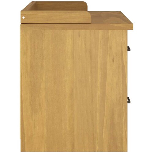  Klupa za predsoblje SANDNES 87x40x50 cm od masivne borovine Slike