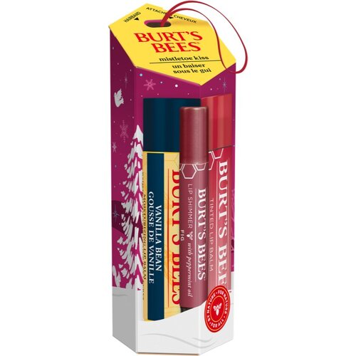 Burt's Bees Festive Mistletoe Kiss darilni set (za ustnice) Cene