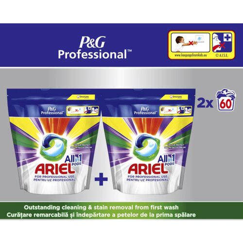Ariel Professional All in One Color kapsule za pranje veš, 120kom Cene