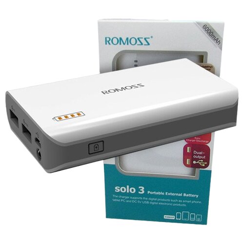 Romoss Eksterna baterija Solo 3, 6000mAh Cene