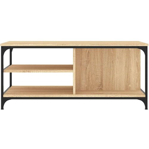  Stolić za kavu boja hrasta 100 x 50 x 45 cm konstruirano drvo Slike
