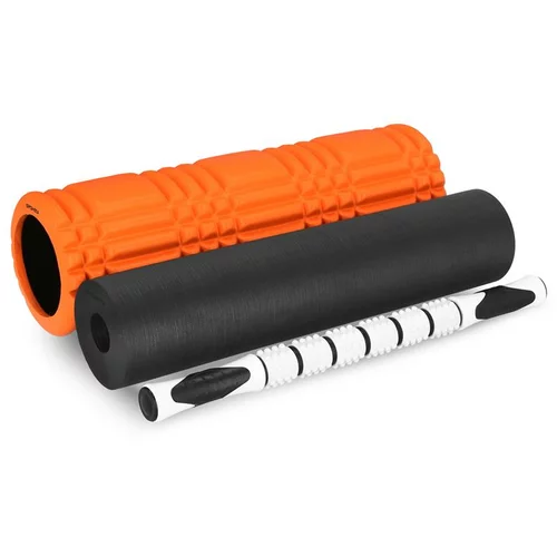 Spokey MIX ROLL fitness massage parsni valec 3in1, orange-black