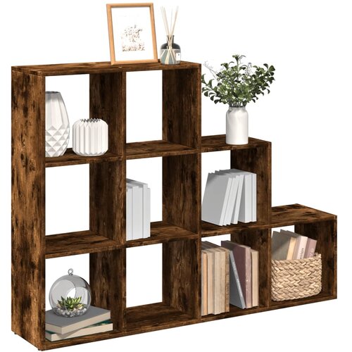 vidaXL Pregrada/regal za knjige 3 razina hrast 137,5x29x103,5cm drveni Cene