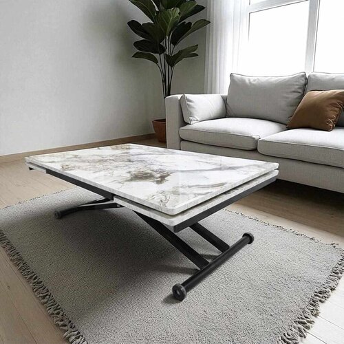 Hanah home Pro&amp;scaron;irivi trpezarijski sto, Beli Slike