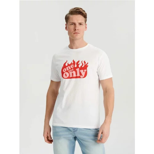 Sinsay muška majica kratkih rukava s printom 0870Z-00X