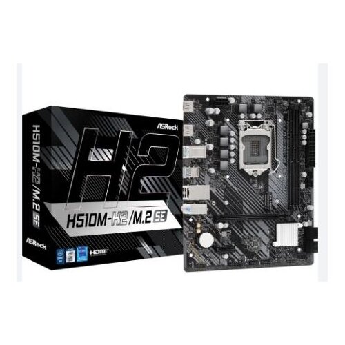 AsRock MB H510M-H2/M.2 SEIntel H470, LGA1200, 2xDDR44xSATA, M.2, 2xHDMI, RAID, microATX Slike
