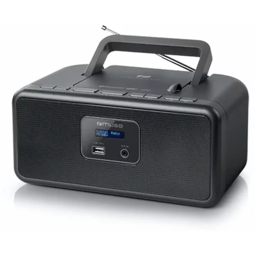 Muse Prenosni radio s CD predvajalnikom M-32 DB, črn