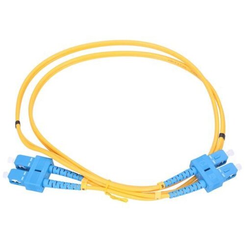  NFO Patch cord, SC UPC-SC UPC, Singlemode 9 125, G.652D, 3mm, Duplex, 2m Slike