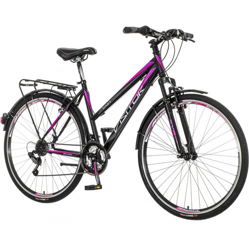 Visitor TUR282AMSP 28"/19" smart crno ljubicasto rozi - ženski bicikl Cene
