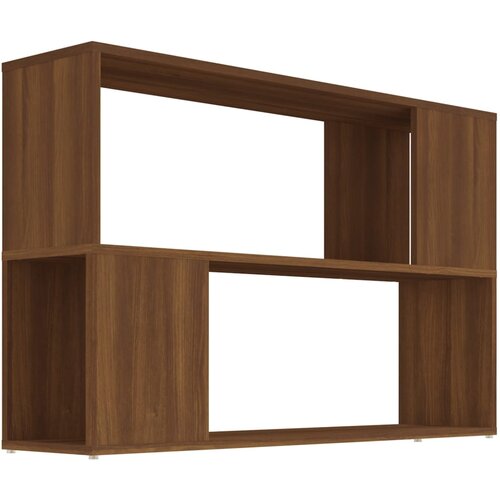 Maison Chic Knjižna omara - Knjižni regal rjavi hrast 100x24x63 cm konstruiran les, (21725803) Cene