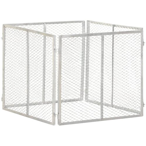 vidaXL Vrtna posuda za kompost 85 x 85 x 70 cm od pocinčanog željeza Cijene