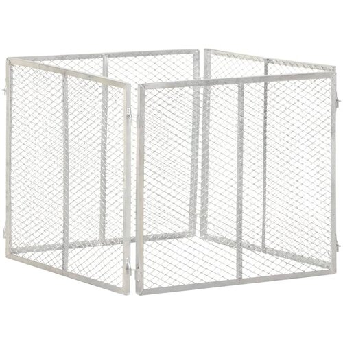 vidaXL WPC vrtni kompostnik 85x85x70 cm pocinkano železo Cene