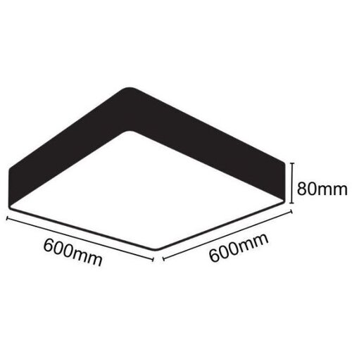  LED stropna svetiljka LED/65W/230V 4000K 60x60 cm Slike