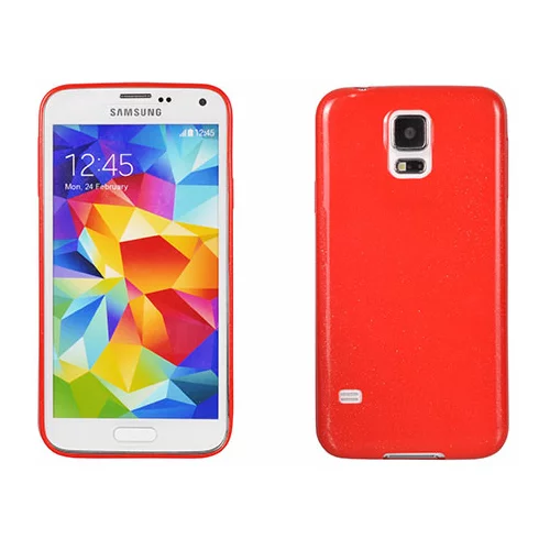  Gumijasti / gel etui Candy Case za Samsung Galaxy Note 5 - rdeči