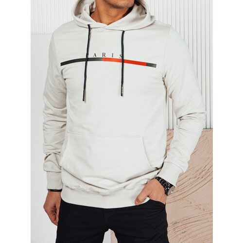 DStreet Bluza męska z nadrukiem szara Slike