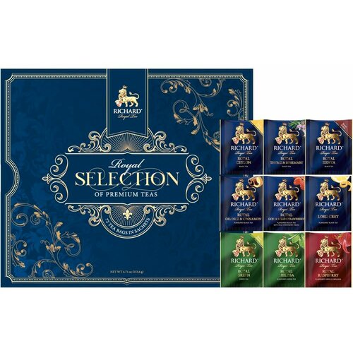 Richard "royal selection of premium teas" kraljevska kolekcija čajeva - mix 72 kesice Cene