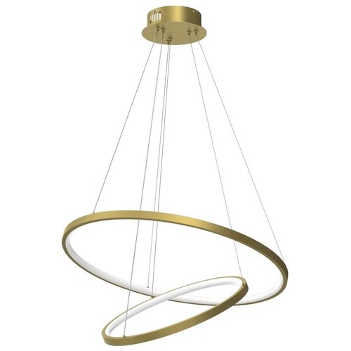  LED luster na sajli HOOP LED/51W/230V prečnik 60 cm 4000K zlatni Cene