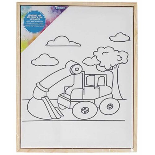 Spirit Napeto platno za slikanje s motivom bagera 24 x 30 cm Cijene