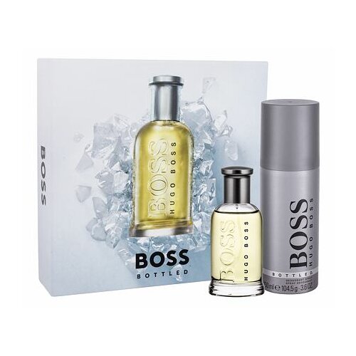 Hugo Boss Boss Bottled darilni set toaletna voda 50 ml + deodorant 150 ml za mo&amp;scaron;ke Slike
