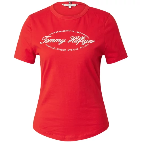 Tommy Hilfiger Majica rdeča / bela