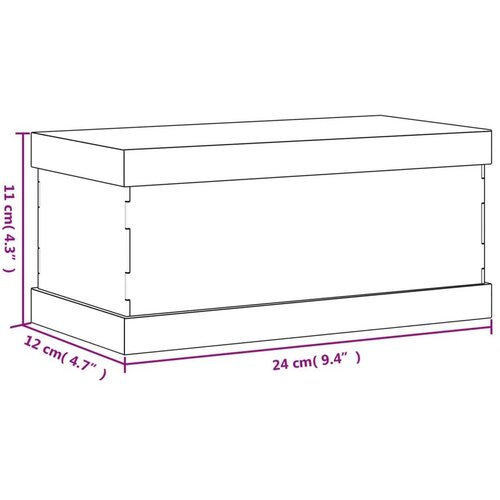  Kutija za izlaganje prozirna 24 x 12 x 11 cm akrilna Slike