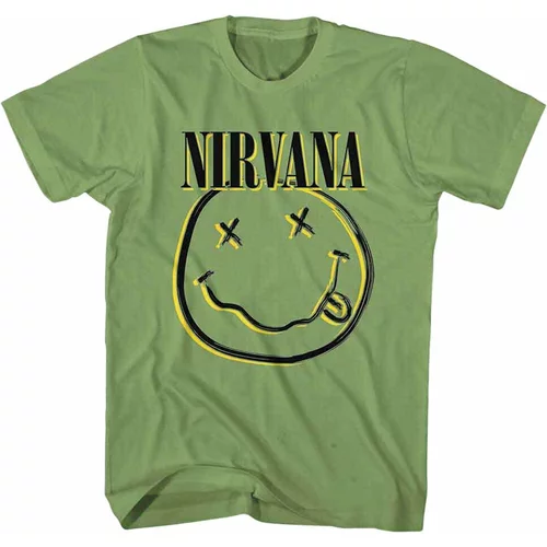 Nirvana Košulja Inverse Smiley Green L