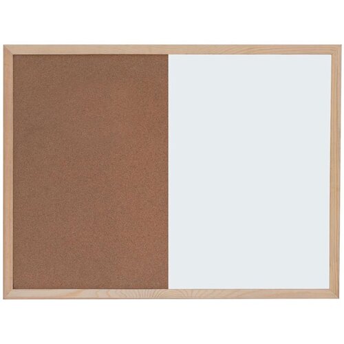 Optima Ploča bijela magnetna/pluto zidna 90x120cm, drv.okvir 22374 Cene