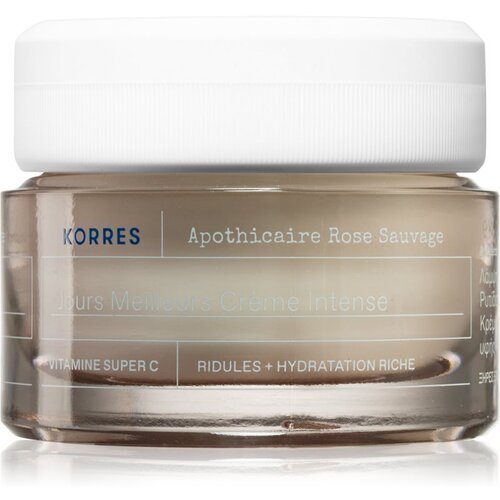 Korres Wild Rose posvetlitvena dnevna krema za suho kožo 40 ml Slike