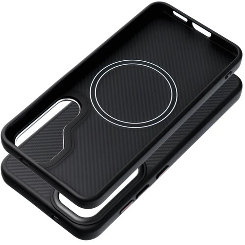 Oem Carbon Elite Mag Cover maska kompatibilna s MagSafeom za Samsung Galaxy S25 Ultra crna Cijene
