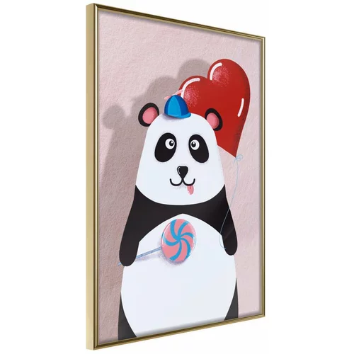  Poster - Happy Panda 20x30