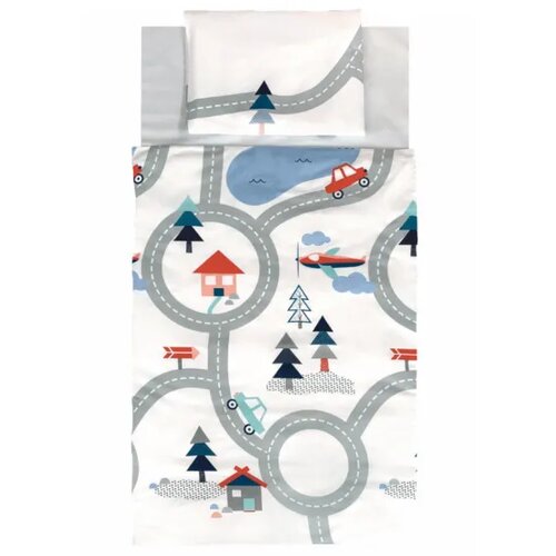 LILLO &amp;amp; PIPPO baby textil posteljina autoput 3/1 A052173 Slike