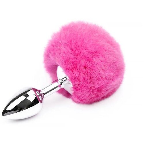 LATETOBED afterdark Butt Plug with Pompon Size S - Roza Slike
