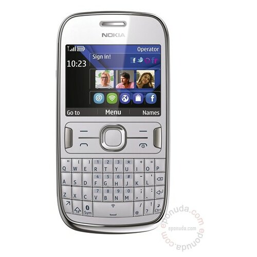 Nokia Asha 302 White mobilni telefon Slike