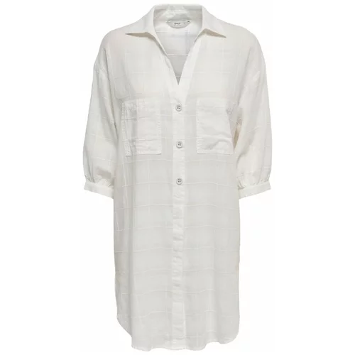 Only Topi & Bluze Shirt Naja S/S - Bright White Bela