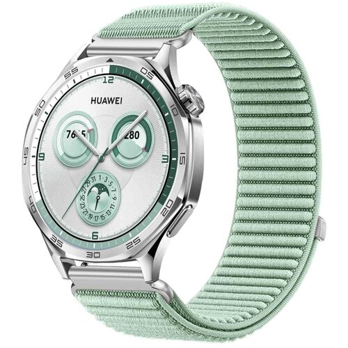 INF združljiv najlonski pleten pa&scaron;ček za huawei watch 5/GT6/GT5/Pro, samsung, garmin green 20 mm, (5000116419) Cene