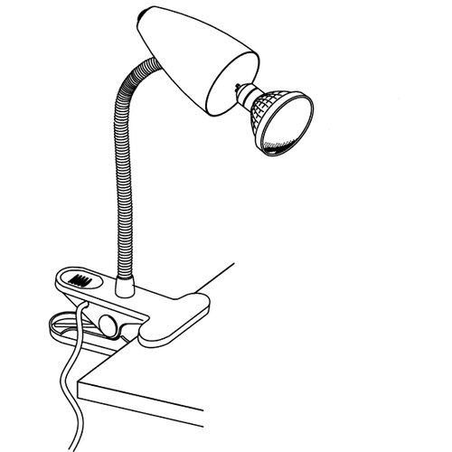 Eglo 94329 - LED lampa sa klipsom RICCIO 1xGU10-LED/3W/230V Slike