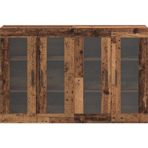  Zidna oprema 2 komada staro drvo 69.5x34x90 cm Obrađeno drvo Slike