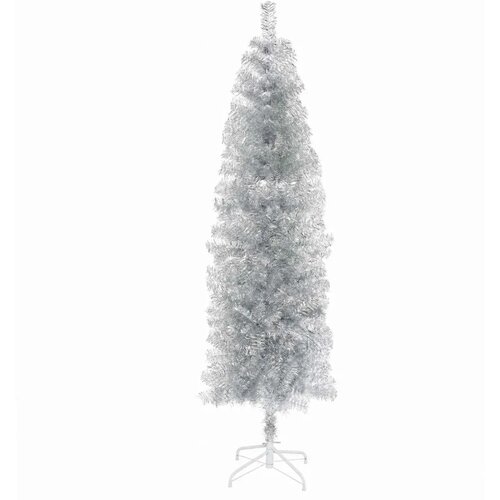  Umjetno vitko božićno drvce 180 cm 300 LED lampica Topla bijela - 180 cm s LED svjetlima Slike
