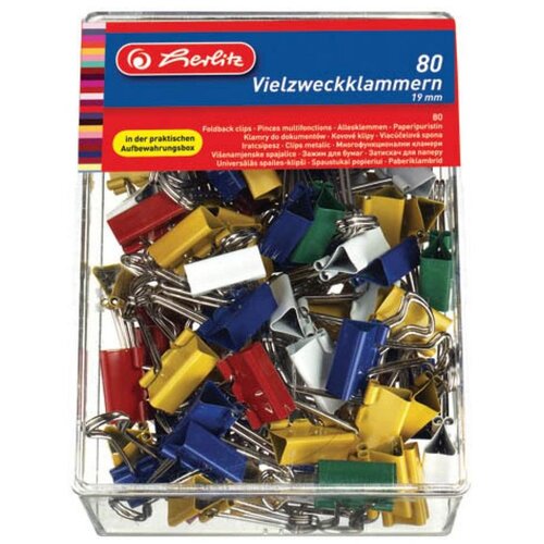 Herlitz Kvačice za papir u boji sortirano , 19 mm, 80/1 Cene