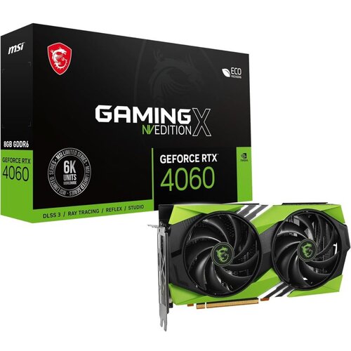 MSI Gaming GeForce RTX 4060 8GB GDRR6 Extreme... Slike