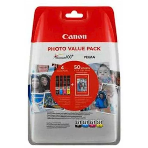 Canon CLI-581 C/M/Y/BK Photo Value Pack/4-pack/črn, rumen, cian, magenta/original/črnilo tank / papirni komplet 2106C005AA