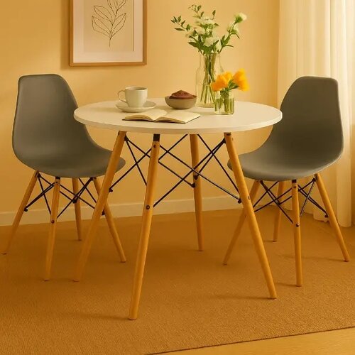 LEMON Set dve trpezarijske stolice i sto Aurora siva 25-KS007-25-KS001 Slike