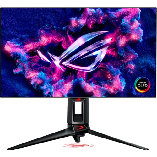 Asus ROG swift oled PG27AQDP gaming monitor - 67.3cm (27&amp;quot;/26.5&amp;quot; vidno), qhd (2560 x 1440), woled, 480Hz, 0.03 ms (gtg), g-sync kompatibilen, hdr 400, 99% DCI-P3 - 90LM0A20-B01A70 Slike