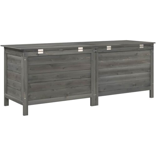  Vrtna kutija za pohranu antracit 150 x 50 x 56,5 cm od jelovine Slike