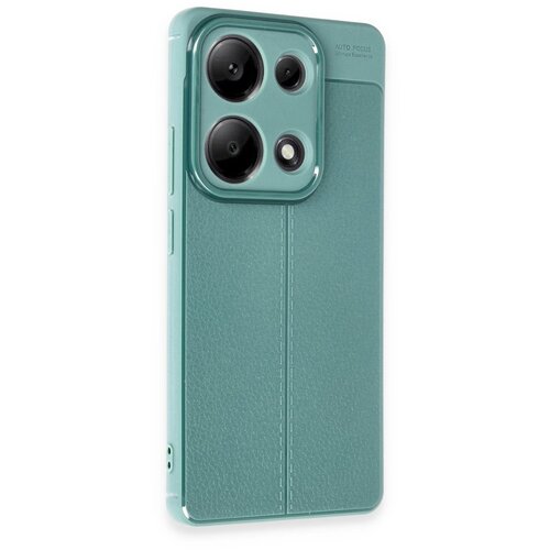  silikonska futrola imitacija koze NO4 za realme 12 lite zelena Cene