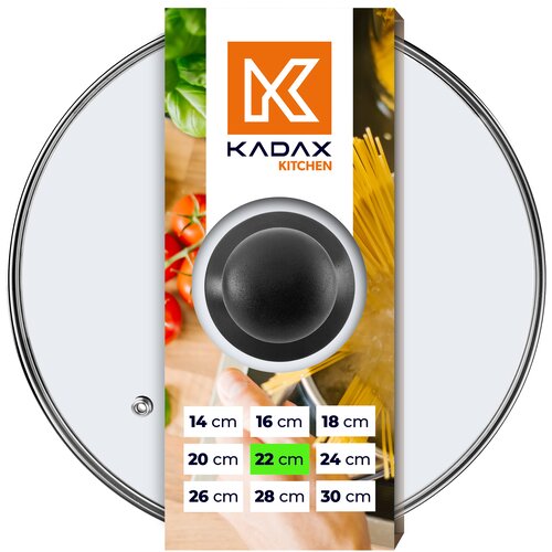 KADAX stekleni pokrov 22 cm univerzalni toplotno odporen pokrov za lonce in ponev, (5000355954) Cene