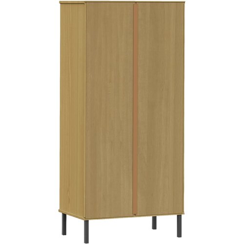  Regal za knjige s 2 ladice smeđi 60 x 35 x 128,5 cm drveni OSLO Slike